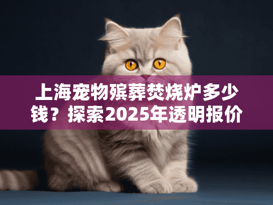 上海宠物殡葬焚烧炉多少钱？探索2025年透明报价与服务详情