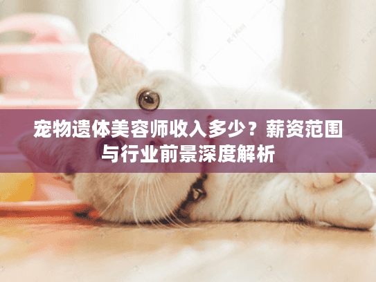 宠物遗体美容师收入多少？薪资范围与行业前景深度解析