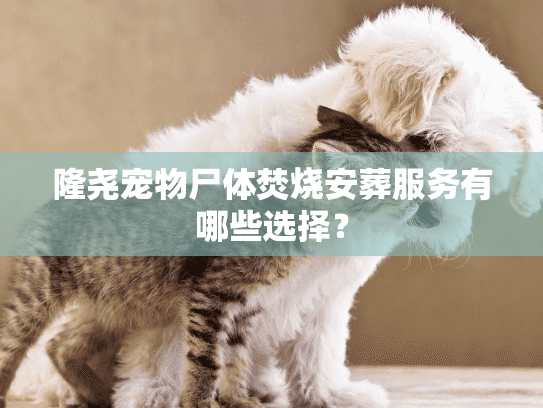 隆尧宠物尸体焚烧安葬服务有哪些选择？