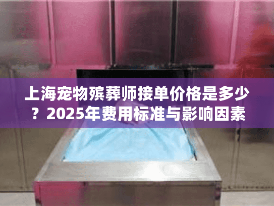 上海宠物殡葬师接单价格是多少？2025年费用标准与影响因素