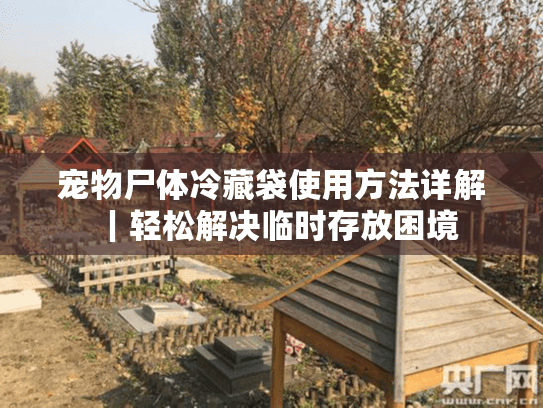 宠物尸体冷藏袋使用方法详解｜轻松解决临时存放困境