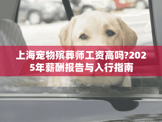上海宠物殡葬师工资高吗?2025年薪酬报告与入行指南
