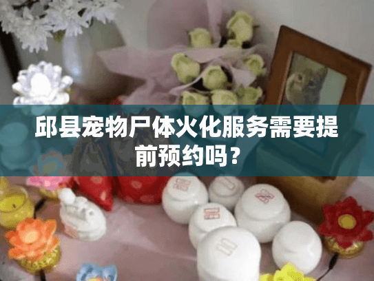 邱县宠物尸体火化服务需要提前预约吗？