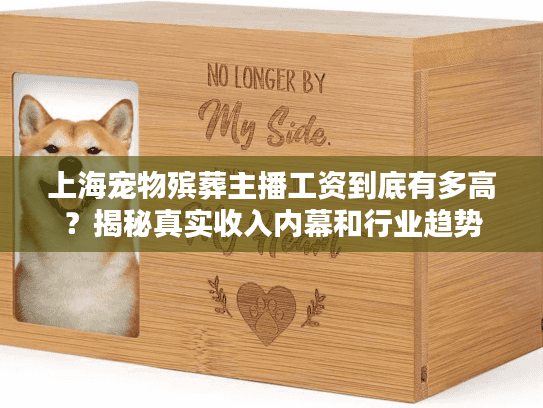 上海宠物殡葬主播工资到底有多高？揭秘真实收入内幕和行业趋势
