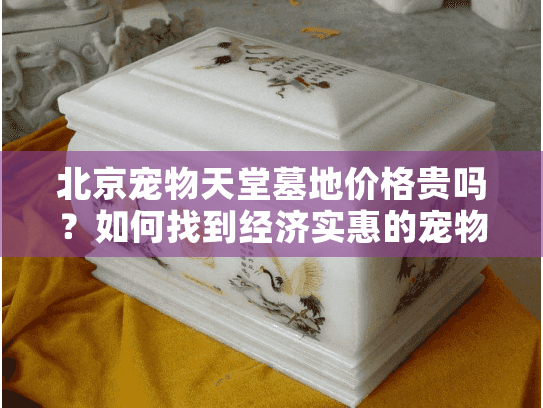 北京宠物天堂墓地价格贵吗？如何找到经济实惠的宠物安葬服务？