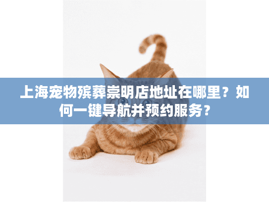 上海宠物殡葬崇明店地址在哪里？如何一键导航并预约服务？