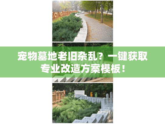 宠物墓地老旧杂乱？一键获取专业改造方案模板！