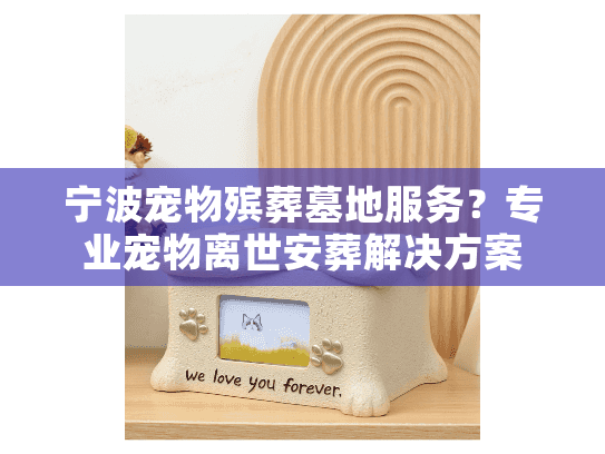 宁波宠物殡葬墓地服务？专业宠物离世安葬解决方案