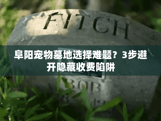阜阳宠物墓地选择难题?3步避开隐藏收费陷阱 阜阳宠物墓地选择难题?3步避开隐藏收费陷阱