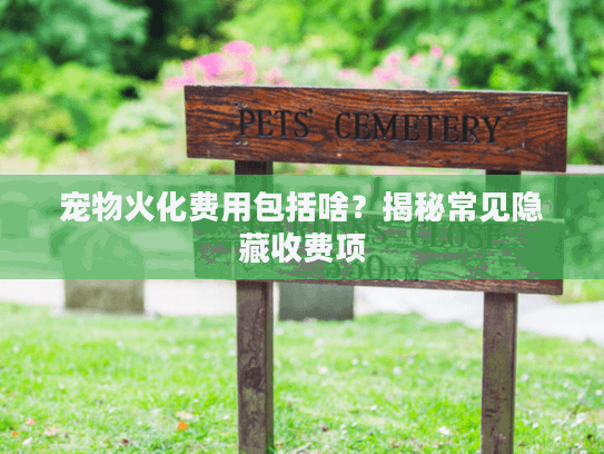 宠物火化费用包括啥？揭秘常见隐藏收费项