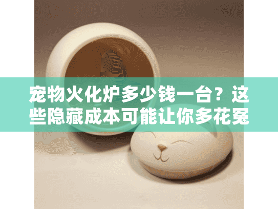 宠物火化炉多少钱一台？这些隐藏成本可能让你多花冤枉钱