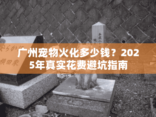 广州宠物火化多少钱？2025年真实花费避坑指南