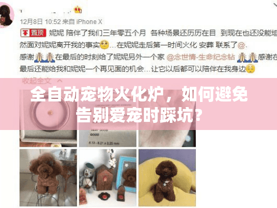 全自动宠物火化炉，如何避免告别爱宠时踩坑？