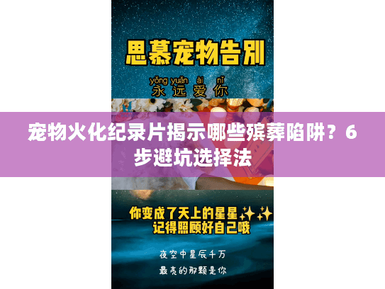 宠物火化纪录片揭示哪些殡葬陷阱？6步避坑选择法