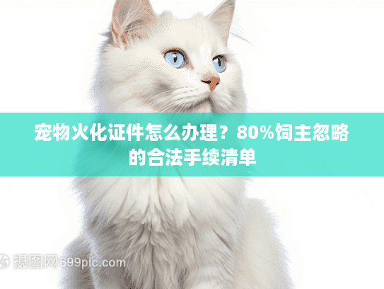 宠物火化证件怎么办理？80%饲主忽略的合法手续清单