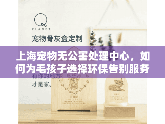 上海宠物无公害处理中心，如何为毛孩子选择环保告别服务