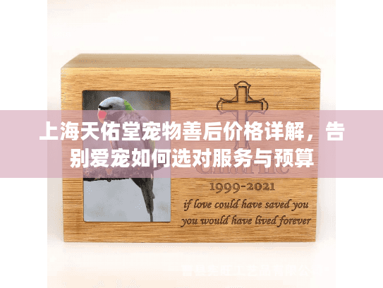 上海天佑堂宠物善后价格详解，告别爱宠如何选对服务与预算