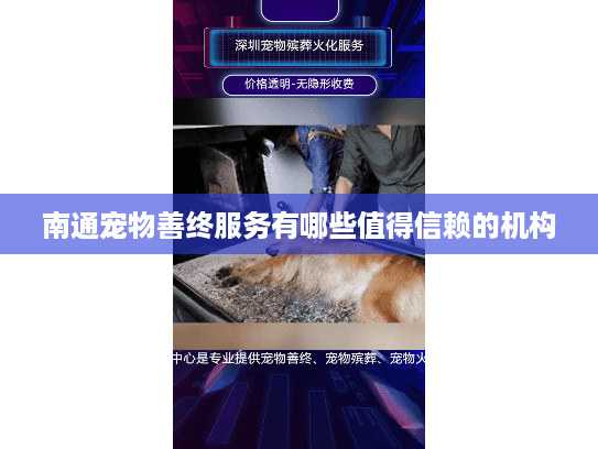 南通宠物善终服务有哪些值得信赖的机构