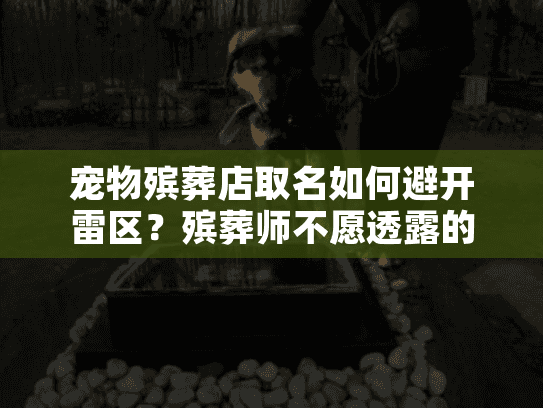 宠物殡葬店取名如何避开雷区？殡葬师不愿透露的3个取名陷阱