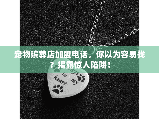 宠物殡葬店加盟电话,你以为容易找?揭露惊人陷阱! 宠物殡葬店加盟电话,你以为容易找?揭露惊人陷阱!