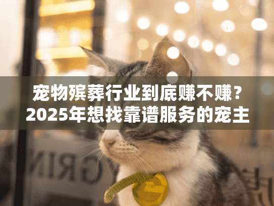 宠物殡葬行业到底赚不赚？2025年想找靠谱服务的宠主必须看的市场真相