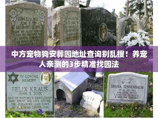 中方宠物狗安葬园地址查询别乱搜!养宠人亲测的3步精准找园法 中方宠物狗安葬园地址查询别乱搜!养宠人亲测的3步精准找园法
