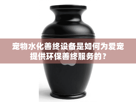 宠物水化善终设备是如何为爱宠提供环保善终服务的？