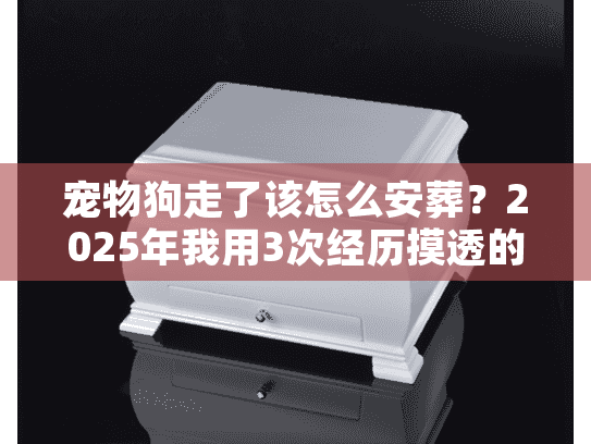 宠物狗走了该怎么安葬？2025年我用3次经历摸透的殡葬服务真相