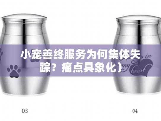 小宠善终服务为何集体失踪？痛点具象化）