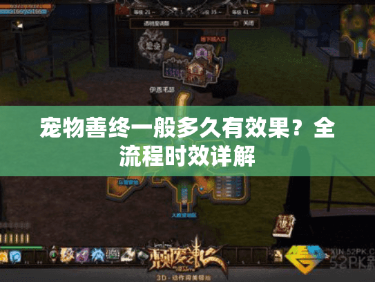 宠物善终一般多久有效果？全流程时效详解