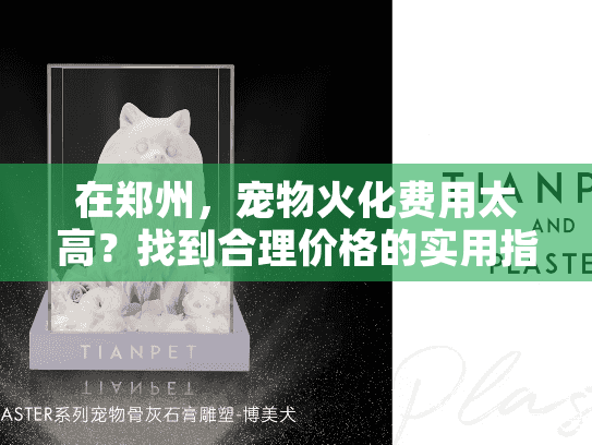 在郑州，宠物火化费用太高？找到合理价格的实用指南