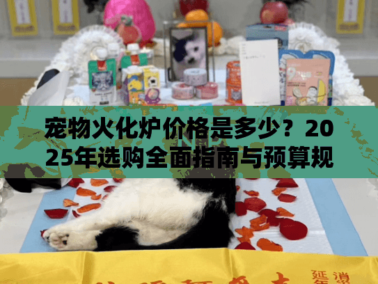 宠物火化炉价格是多少？2025年选购全面指南与预算规划