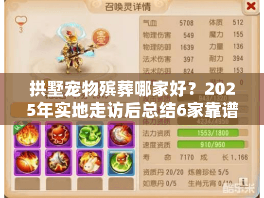 拱墅宠物殡葬哪家好？2025年实地走访后总结6家靠谱机构对比