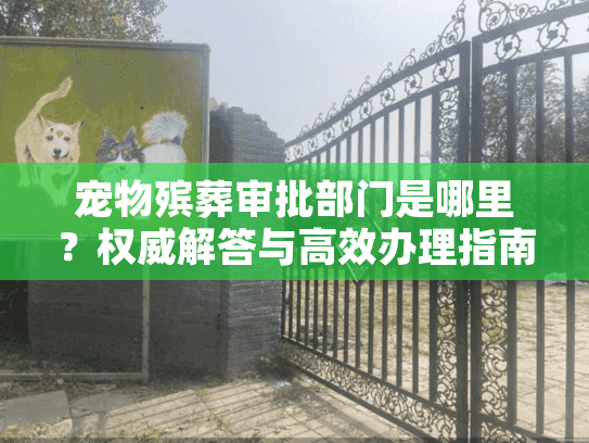 宠物殡葬审批部门是哪里?权威解答与高效办理指南 宠物殡葬审批部门是哪里?权威解答与高效办理指南