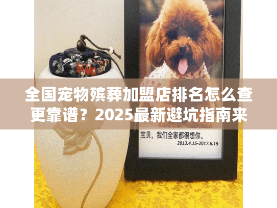 全国宠物殡葬加盟店排名怎么查更靠谱？2025最新避坑指南来了