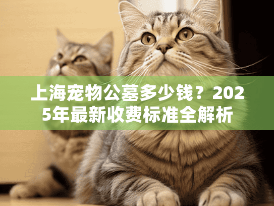 上海宠物公墓多少钱？2025年最新收费标准全解析