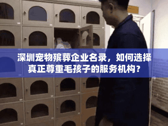 深圳宠物殡葬企业名录，如何选择真正尊重毛孩子的服务机构？