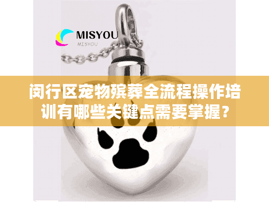 闵行区宠物殡葬全流程操作培训有哪些关键点需要掌握？