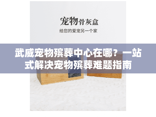武威宠物殡葬中心在哪？一站式解决宠物殡葬难题指南