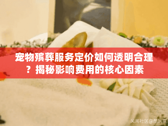 宠物殡葬服务定价如何透明合理？揭秘影响费用的核心因素