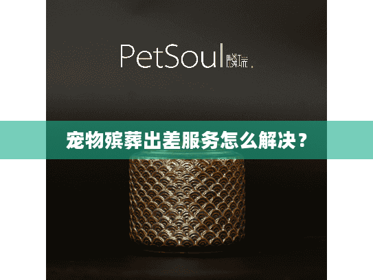 宠物殡葬出差服务怎么解决？