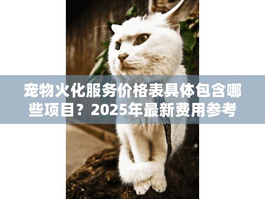 宠物火化服务价格表具体包含哪些项目？2025年最新费用参考