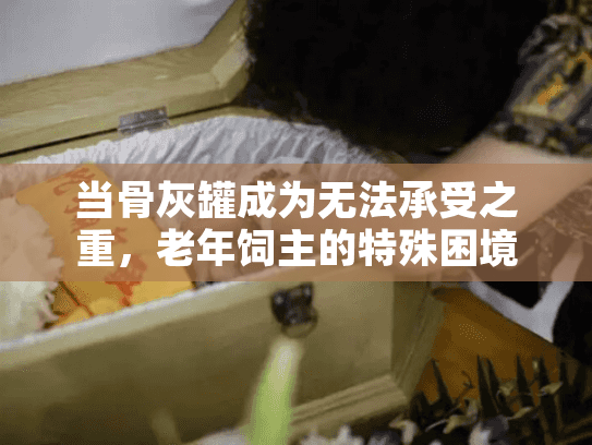 当骨灰罐成为无法承受之重，老年饲主的特殊困境