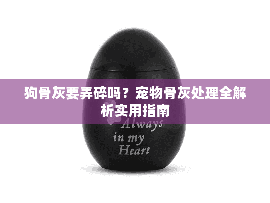狗骨灰要弄碎吗？宠物骨灰处理全解析实用指南