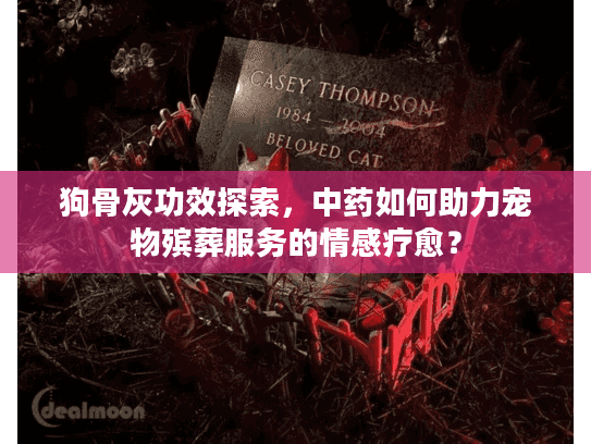 狗骨灰功效探索，中药如何助力宠物殡葬服务的情感疗愈？