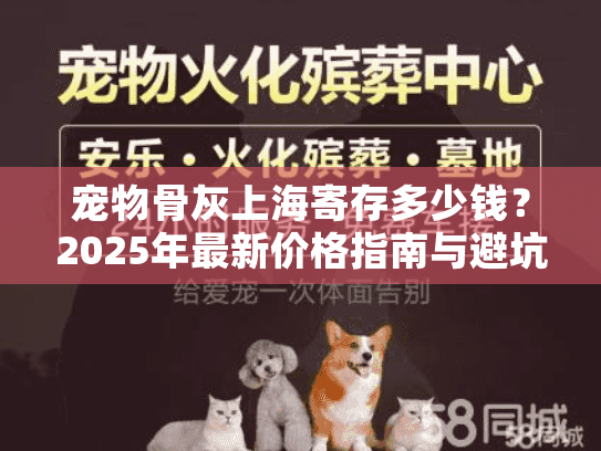 宠物骨灰上海寄存多少钱？2025年最新价格指南与避坑手册
