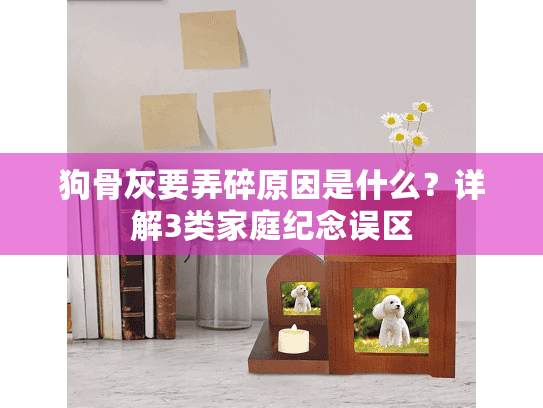 狗骨灰要弄碎原因是什么？详解3类家庭纪念误区