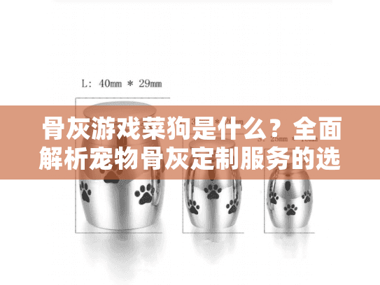 骨灰游戏菜狗是什么？全面解析宠物骨灰定制服务的选择