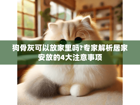 狗骨灰可以放家里吗?专家解析居家安放的4大注意事项