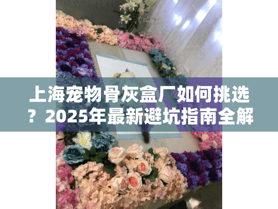 上海宠物骨灰盒厂如何挑选？2025年最新避坑指南全解析